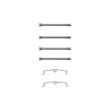 Set accesorii placute frana Delphi LX0085, parte montare : Punte Fata
