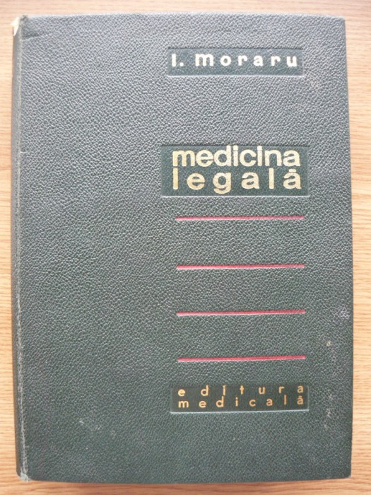 I. MORARU - MEDICINA LEGALA - 1967