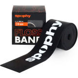 Spophy Flossband bandă elastică terapeutică culoare Black, 5 cm x 2 m 1 buc