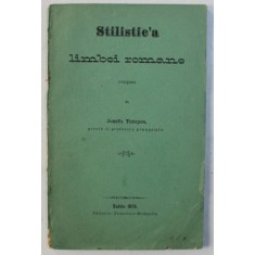 STILISTIC &#039; A LIMBEI ROMANE , compusa de JOSEFU TEMPEA , 1876