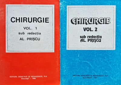 Chirurgie (2 volume) - 1995 - Alexandru Priscu (V239) foto