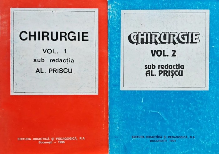 Chirurgie (2 volume) - 1995 - Alexandru Priscu (V239)