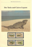 Turks and Caicos.1986 WWF Protejarea naturii-Iguana serie,FDC,maxime DZ.23, Nestampilat