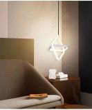 Cumpara ieftin Plafoniera LED 26W, suspendata, alb, lumina Calda/Neutra/Rece