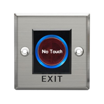 Buton de iesire No Touch IR, incastrabil, din inox, E-LOCKS foto