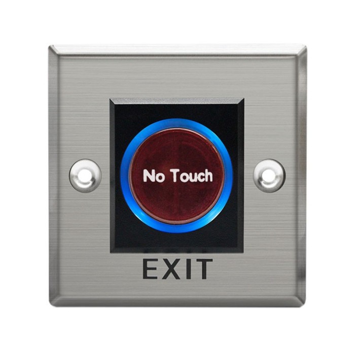 Buton de iesire No Touch IR, incastrabil, din inox, E-LOCKS