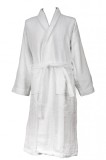 Halat de baie hotel alb Somnart, 100% bumbac, 400 gsm, L-XL