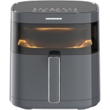 Friteuza cu aer cald Heinner HAF-B6GRY17LG, 1700 W, 5.7 l, 8 programe, Gri antracit