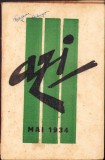 C989 Azi, revistă lunară de literatură critică și artă, 3/1934