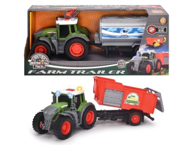 DICKIE FENDT TRACTOR CU REMORCA foto