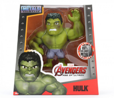 Marvel figurina metalica hulk 15 cm foto