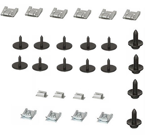 Set fixare scut protectie sub motor Clasa C 202007; Clasa C, 202014; Clasa C Sportcoupe, 202008, Clasa E W211/W212 202016; fixare scut sub motor +