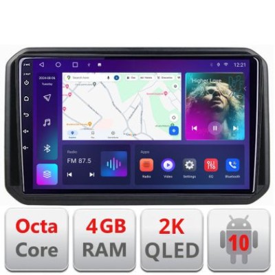 Navigatie Suzuki Ignis 2016- C-IGNIS16 Android Octa Core Ecran 2K QLED GPS 4G 4+32GB 360 KIT-IGNIS16+EDT-E409-2K CarStore Technology foto