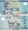 Namibia 10 Dolari 2021-2022 UNC, Bancnota Africa