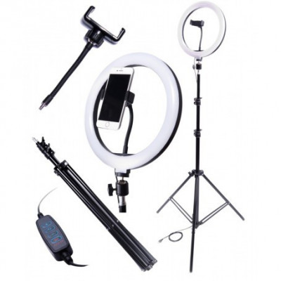 Lampa Circulara Led, Ring Light, Diametru 26cm, 3 Moduri De Lumina,60 W foto