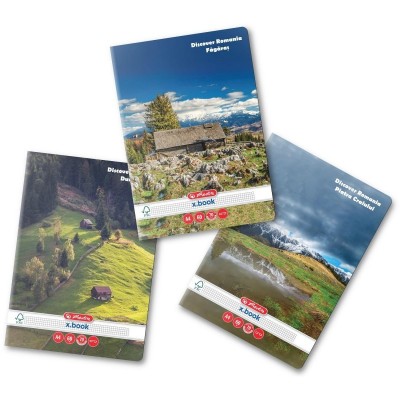 Caiet matematica, format A4, 60 file, 70 g/mp, Herlitz Discover Romania foto