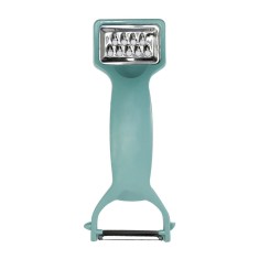 Curatator legume P003001, inox + plastic, albastru, 17.5 x 7.3 cm