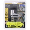 Blocator Disc Frana Dunlop, Antifurt Scuter, Bicicleta, Motocicleta, Aliaj Aluminiu, 2 Chei, Cablu Galben
