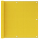 Cumpara ieftin Paravan de balcon, galben, 90x600 cm, HDPE