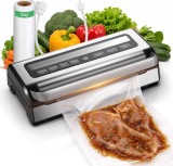 Cumpara ieftin Aparat de vidat alimente AAOBOSI, 180W, 12 L/min, 95 kPa, functie memorie, timp si presiune reglabile, cu cutter integrat