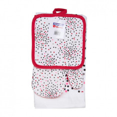 SET 3 PIESE BUCATARIE DOTS