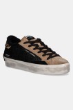 Crime London sneakers DISTRESSED PLATFORM culoarea maro, 25070AA8