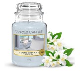 Lumanare parfumata in borcan Yankee, gri - SECOND, Yankee Candle