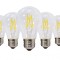 Set 5 becuri LED 5W (50W) OptonicaLED, E27, lumina calda, 2800K, 600lumeni