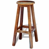 Cumpara ieftin Scaun de bar, lemn masiv reciclat