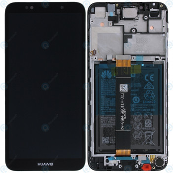 Huawei Y5 2018 (DRA-L22) Capac frontal modul display + LCD + digitizer + baterie negru 02351XHU foto
