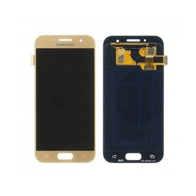 Display LCD cu touchscreen Samsung A320 Galaxy A3 2017 Gold Original foto