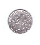 Moneda SUA 1 dime 1965 10 centi, stare foarte buna, curata