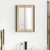 VidaXL Dulap cu oglindă pentru baie Maro 42 x 12 x 60 cm Lemn compozit 868041