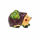 Decoratiune pentru gradina, din ceramica, model arici simplu, inaltime 12cm, lungime 17cm / EXT 10212