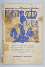 Revista Marinei, Anul VI, 1 Ianuarie 1931 - 1 Ianuarie 1932 foto