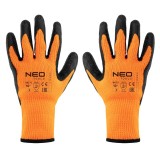 Manusi de lucru din poliester acoperit cu latex, 2242X, marimea 10 HardWork ToolsRange