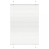 VidaXL Jaluzea plisată alb 100x100cm Lățime țesătură 99,4cm poliester