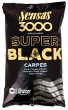 Hrană 3000 Super Black (crap-negru) 1kg, Sensas
