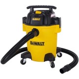 Aspirator silentios umed/uscat Dewalt 23L, 750 W, furtun 2.1 m/48 mm, 40 l/s