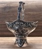 Fructiera Argint Masiv 800, Germania 1900, 720g, Ingeri, Antichitate Colectie