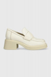 Vagabond Shoemakers pantofi de piele DORAH femei, culoarea bej, cu toc drept, 5542.001.02