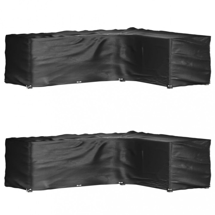 Gossi huse mobilier gradina forma l, 2 buc., 16 ocheti, 260x210x80 cm