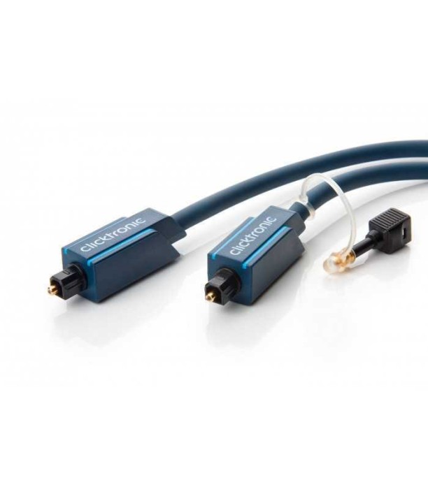 Cablu optic Toslink - Toslink plus adaptor 3.5 mm 15m Clicktronic