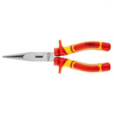 Cleste cu cioc semirotund si muchie taietoare 8&amp;quot; 1000V VDE NEO TOOLS 01-225 HardWork ToolsRange foto