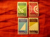 Serie RFG 1969 - Sport Olimpiada Munchen &#039;72 , 4 valori, Nestampilat
