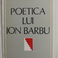 POETICA LUI ION BARBU de DORIN TEODORESCU , 1978