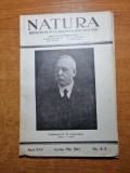 Natura aprilie - mai 1941-in amintirea profesorului g. longinescu