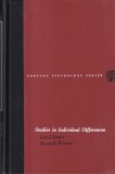 James J. Jenkins, Donald G. Paterson - Studies in Individual Differences