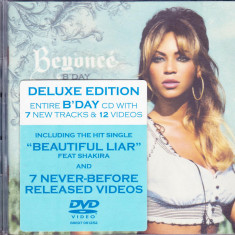 CD + DVD Pop: Beyonce - B' Day ( 2007, 2 discuri originale, stare foarte buna )