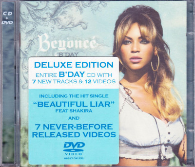 CD + DVD Pop: Beyonce - B&amp;#039; Day ( 2007, 2 discuri originale, stare foarte buna ) foto